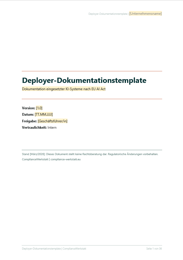 Deployer-Dokumentationstemplate – Thumbnail 2