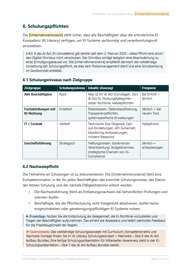 KI-Richtlinie / AI Governance Policy – Thumbnail 5