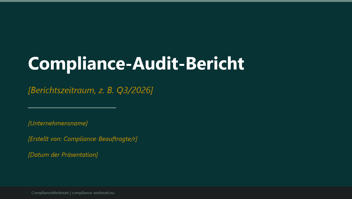 Compliance-Audit Bericht – Thumbnail 2