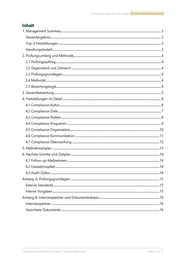 Compliance-Audit Bericht – Thumbnail 7
