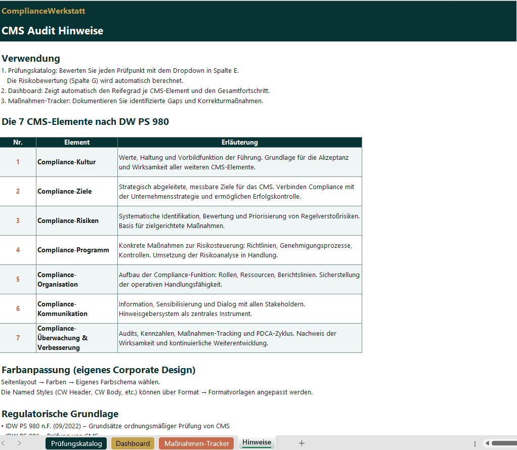 Compliance-Audit Prüfungskatalog – Thumbnail 4