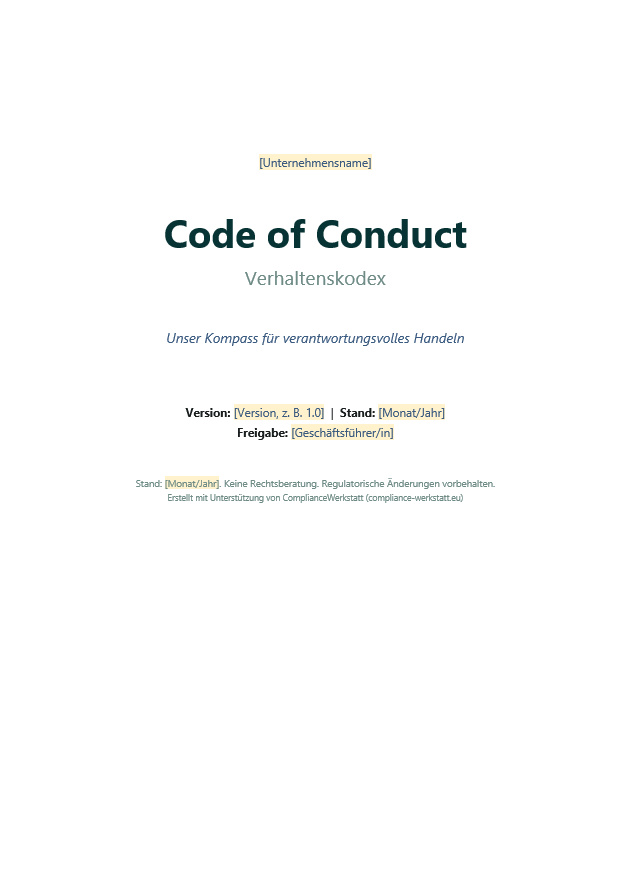 Code of Conduct Vorlage – Thumbnail 2
