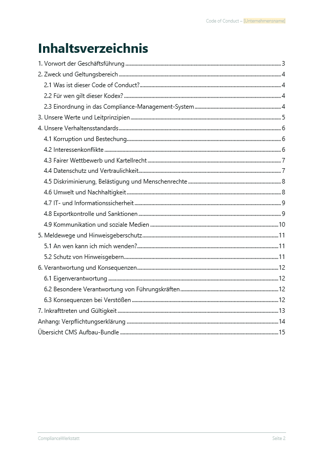 Code of Conduct Vorlage – Thumbnail 3