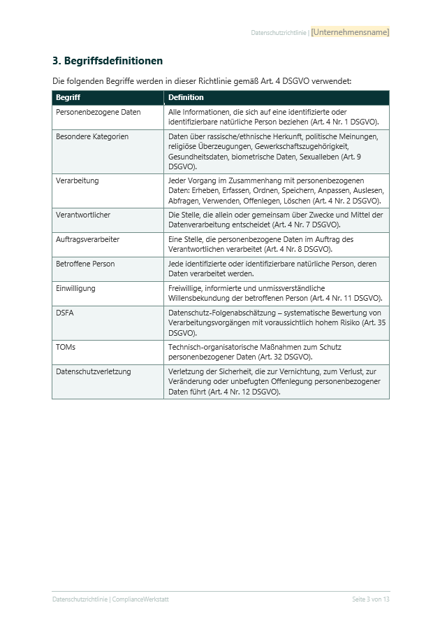 Datenschutzrichtlinie – Thumbnail 3