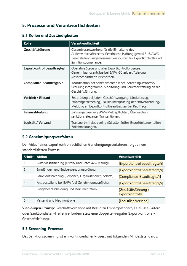Exportkontrolle & Sanktionen Richtlinie – Thumbnail 4