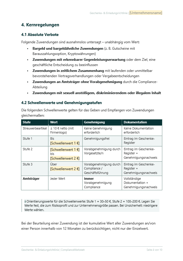Geschenke & Einladungen Richtlinie – Thumbnail 3