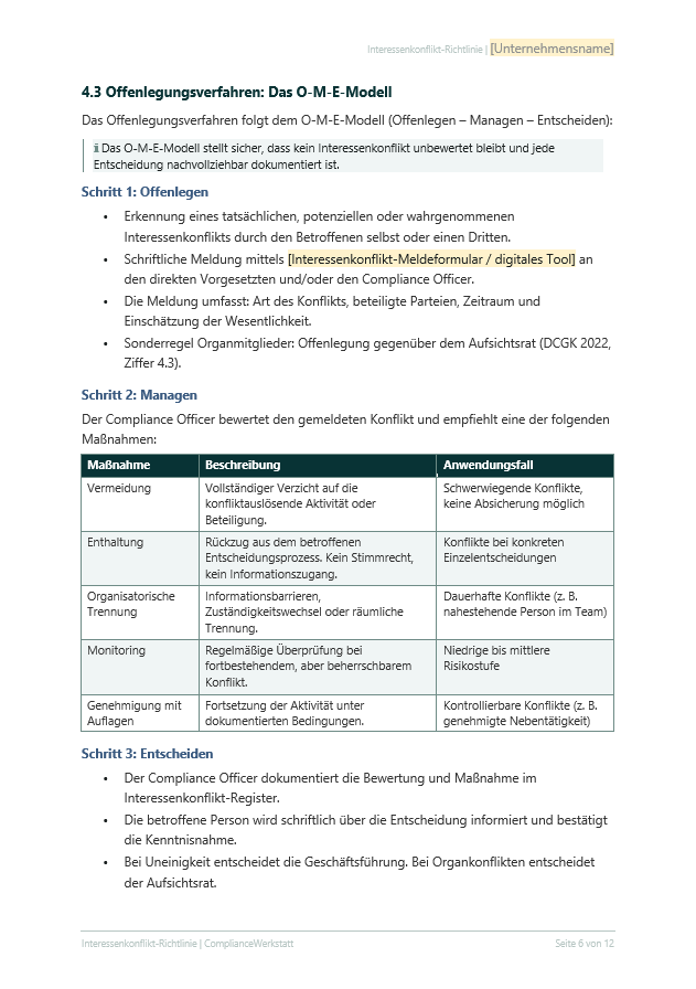Interessenkonflikt Richtlinie – Thumbnail 4
