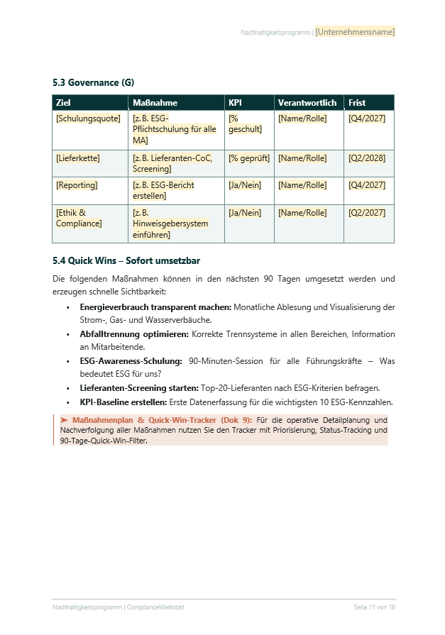 Nachhaltigkeitsprogramm-Template – Thumbnail 5