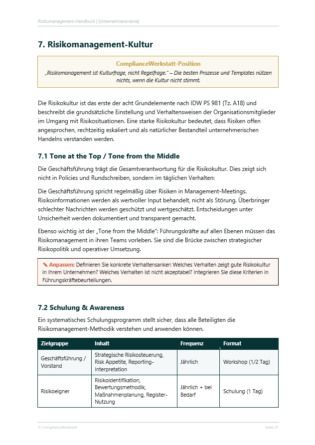 Risikomanagement-Handbuch Vorlage – Thumbnail 5