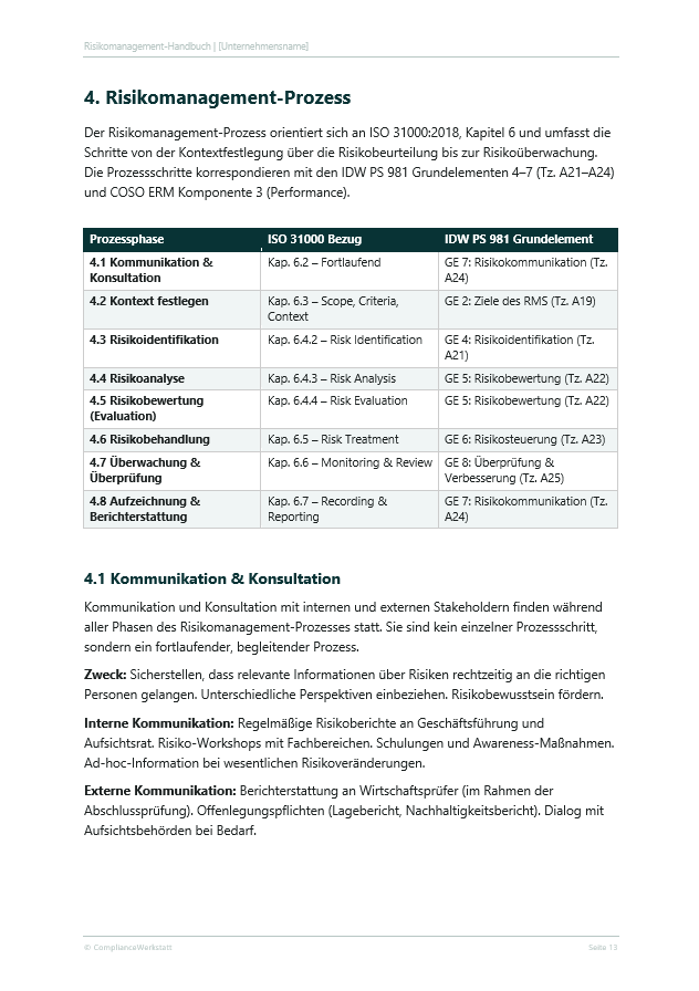Risikomanagement-Handbuch Vorlage – Thumbnail 8